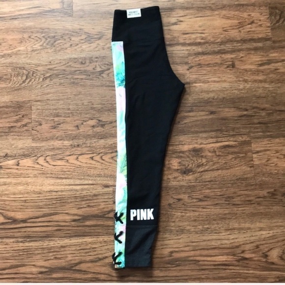 VS PINK High Waist Ankle Lace-Up Leggings - Picture 5 of 7